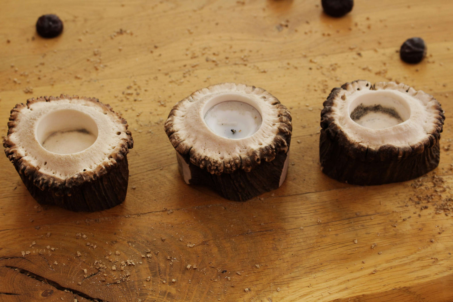 Simplistic Deer Antler Candle Holders | Smaller models