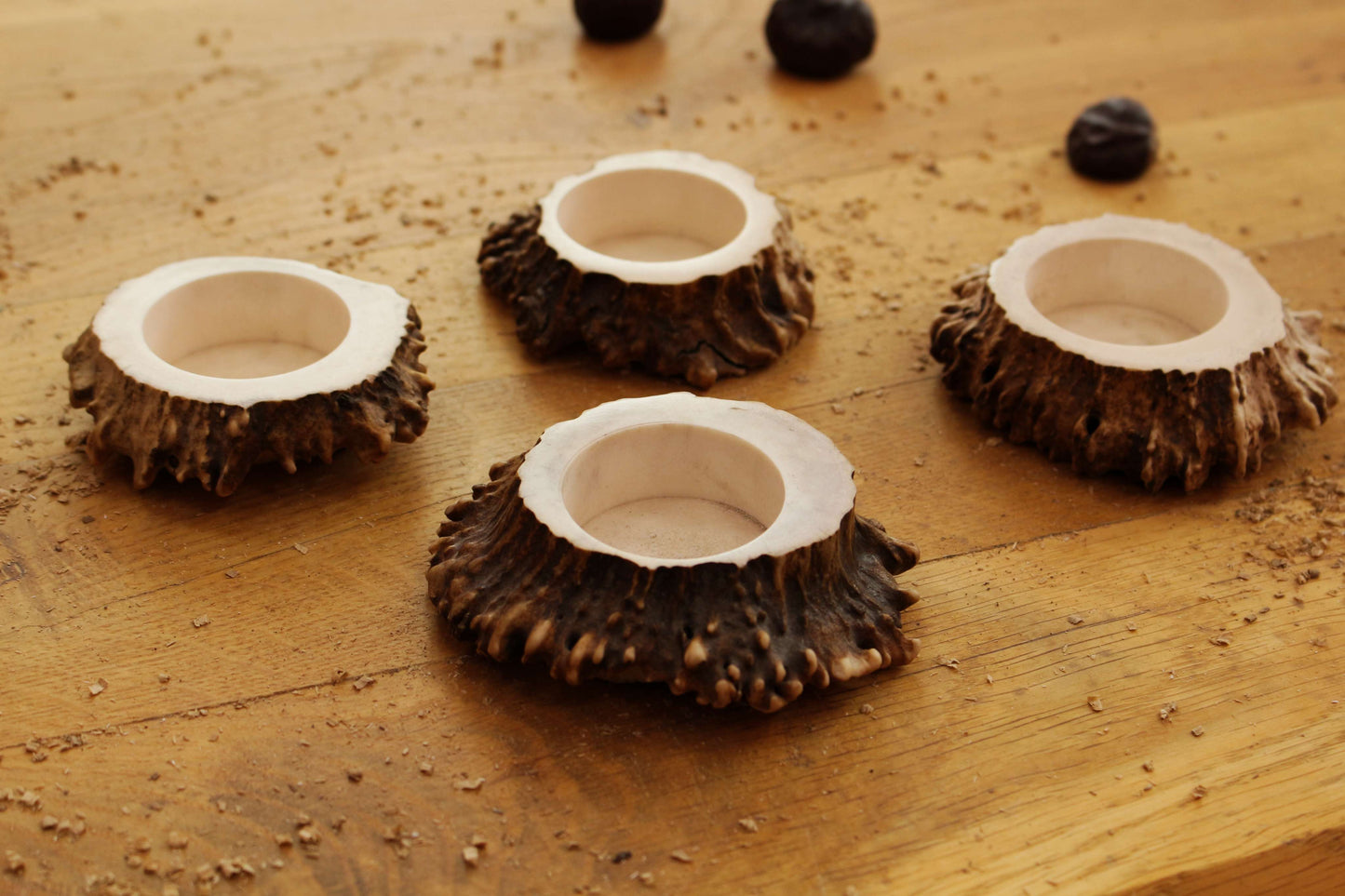 Simplistic Deer Antler Candle Holders | Smaller models