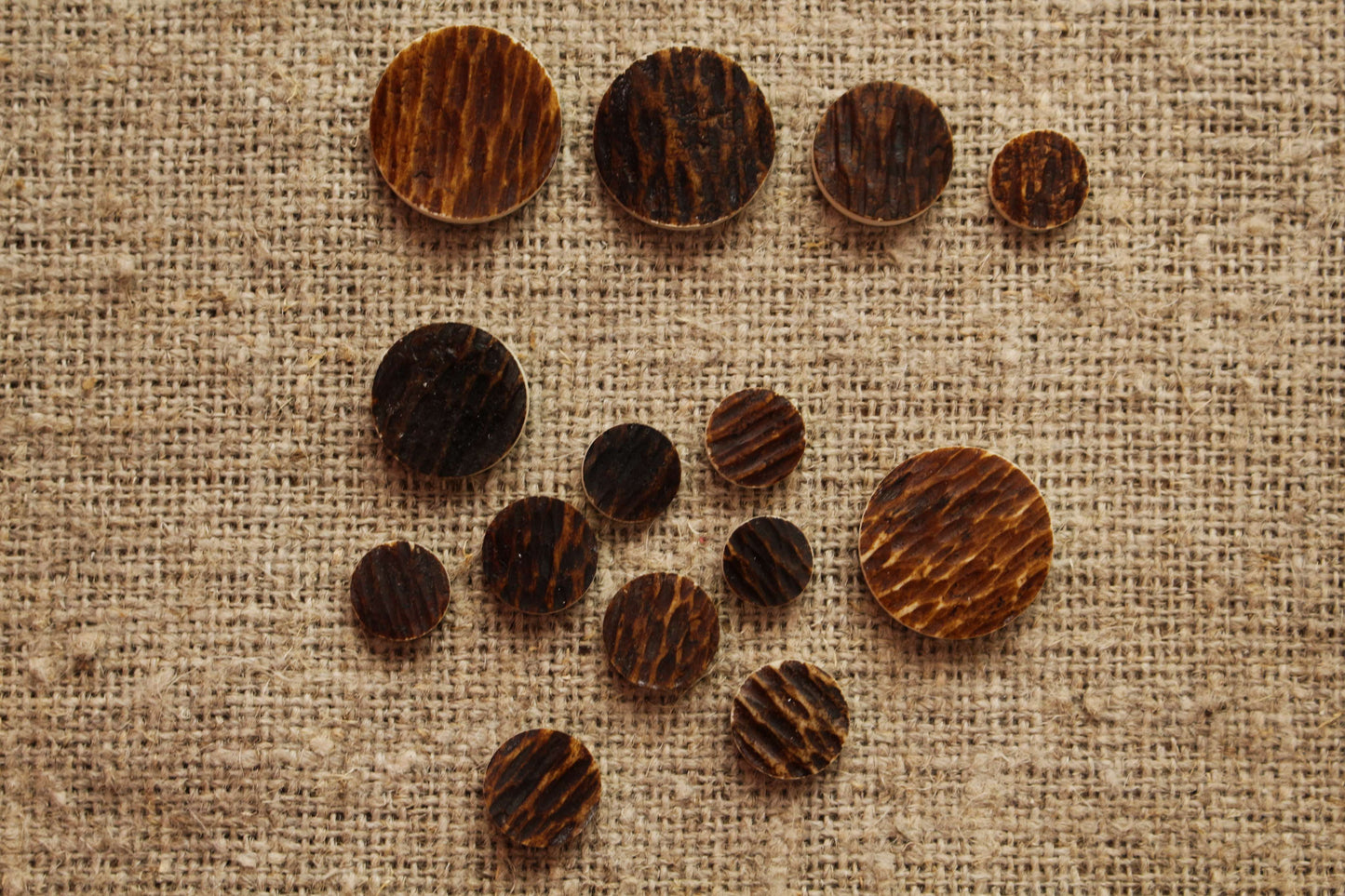 Bone Sewing Buttons | Antler Imitation Bone Buttons