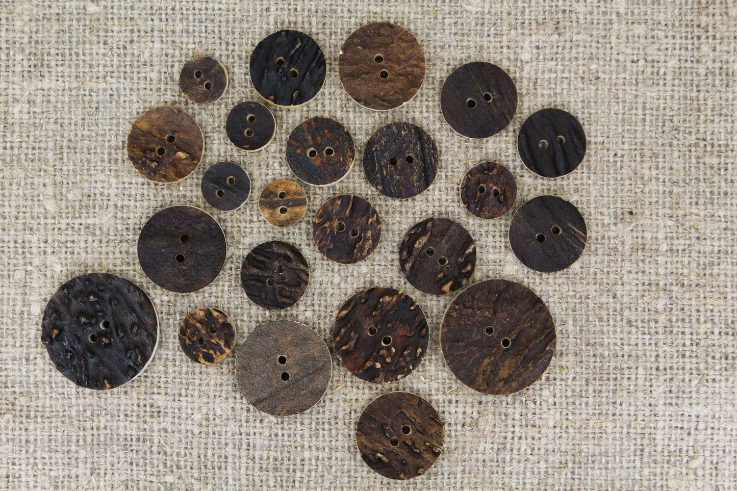 Deer Antler sewing buttons simple model