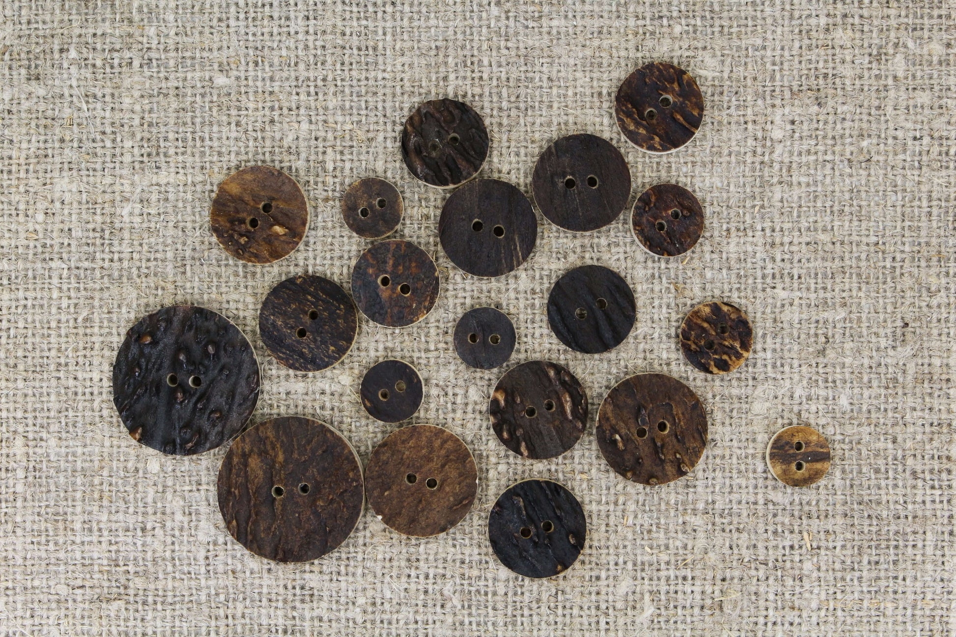 Natural Deer Antler sewing buttons variations