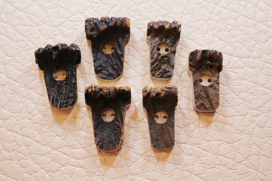 Deer Antler buttons, rustic elegance for attire