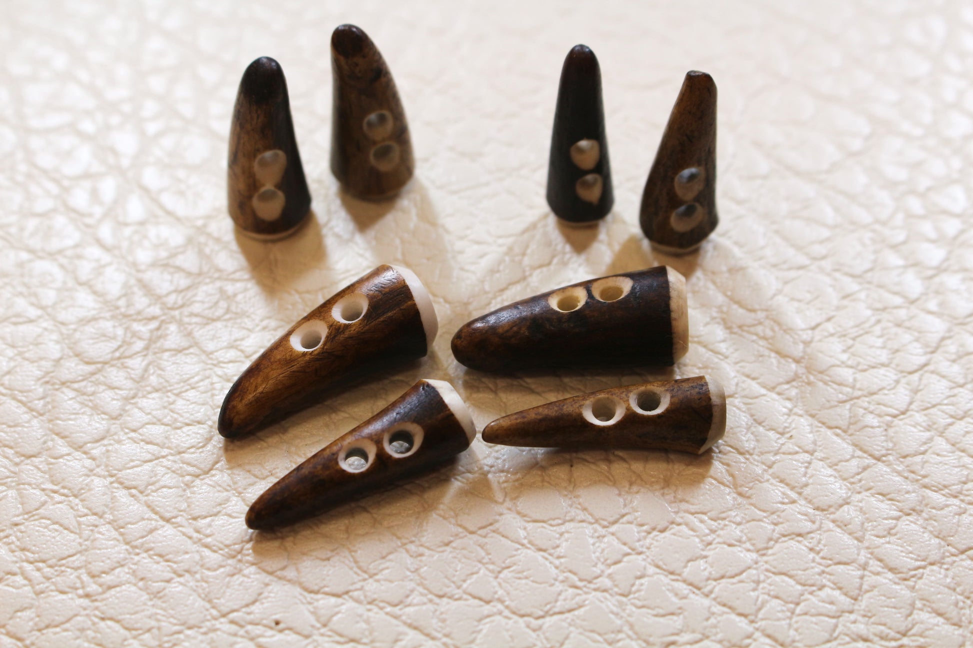 Deer Antler tips made into buttons